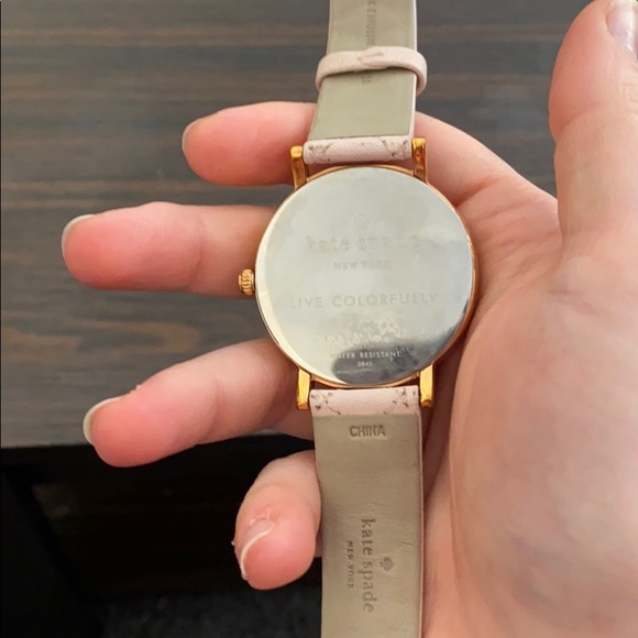 Kate spade womens metro grande rose gold watch